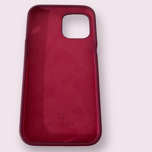 Miracase Maroon Phone Case for iPhone 12 Pro Max - Picture 1 of 4